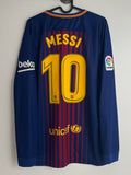 Lionel Messi - FC Barcelona 2017/18 hjemme L/S (L)