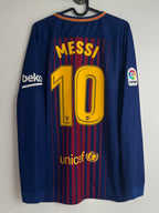 Lionel Messi - FC Barcelona 2017/18 hjemme L/S (L)