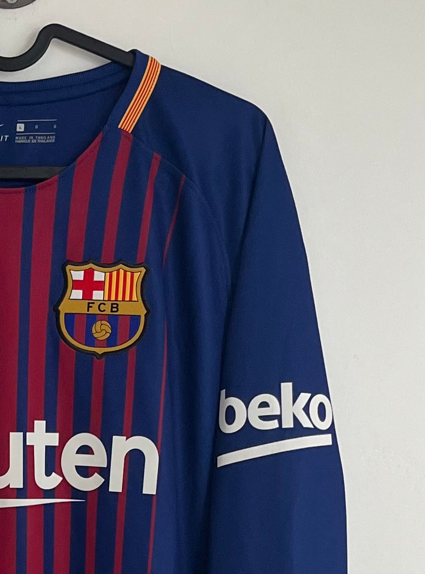 Lionel Messi - FC Barcelona 2017/18 hjemme L/S (L)