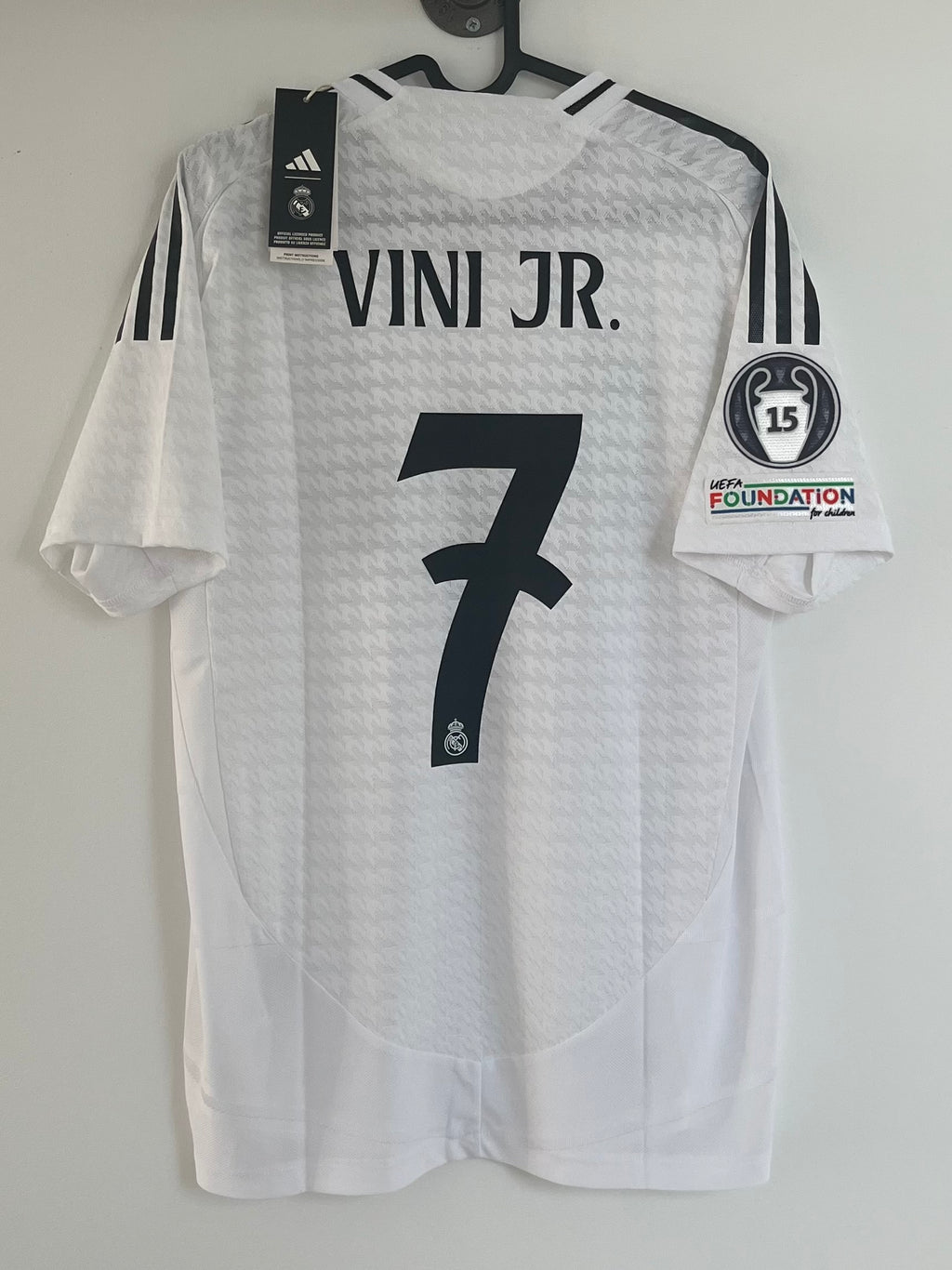 Vinicius Jr - Real Madrid 2024/25 Authentic Home (M)