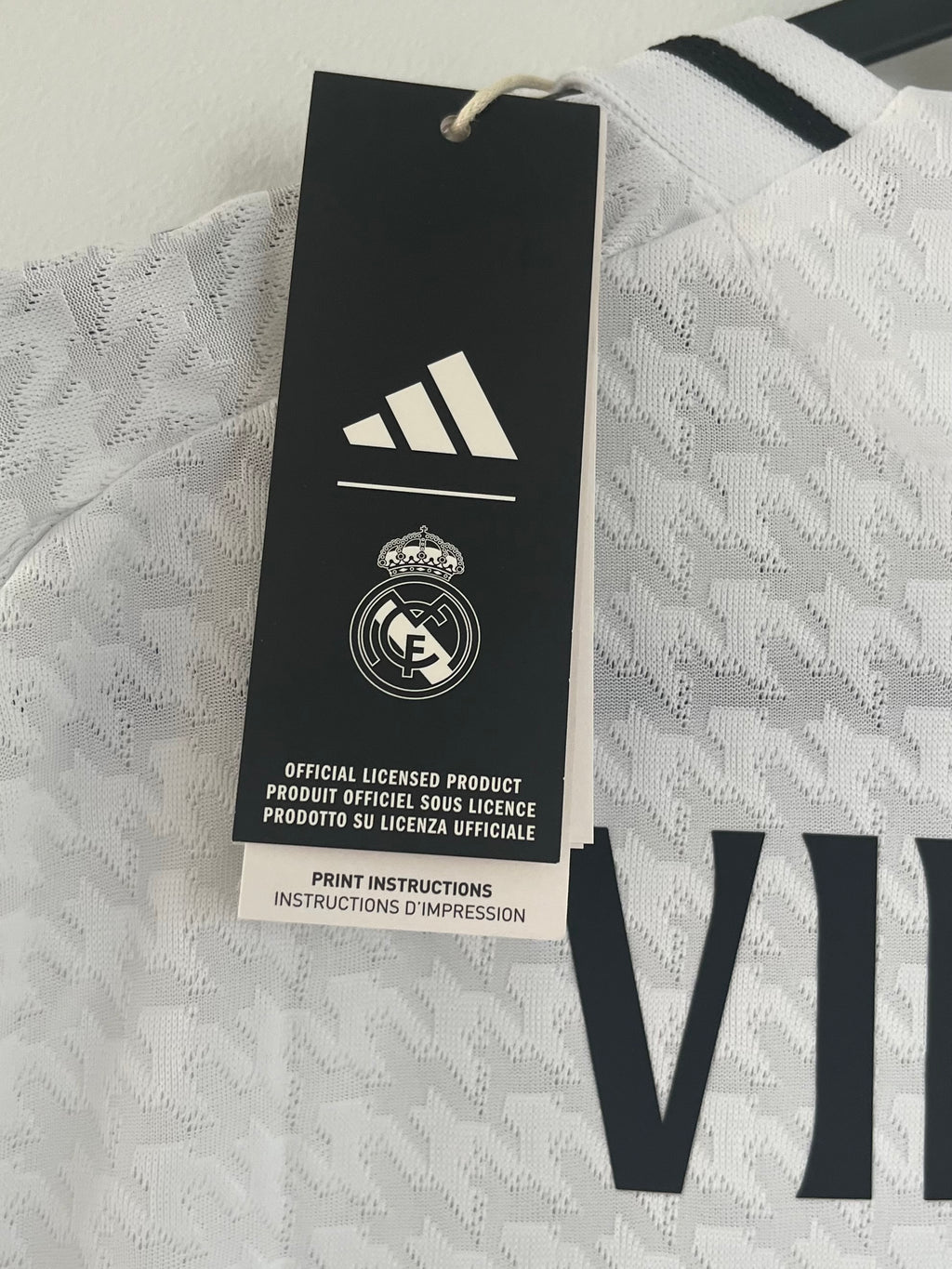 Vinicius Jr - Real Madrid 2024/25 Authentic Home (M)
