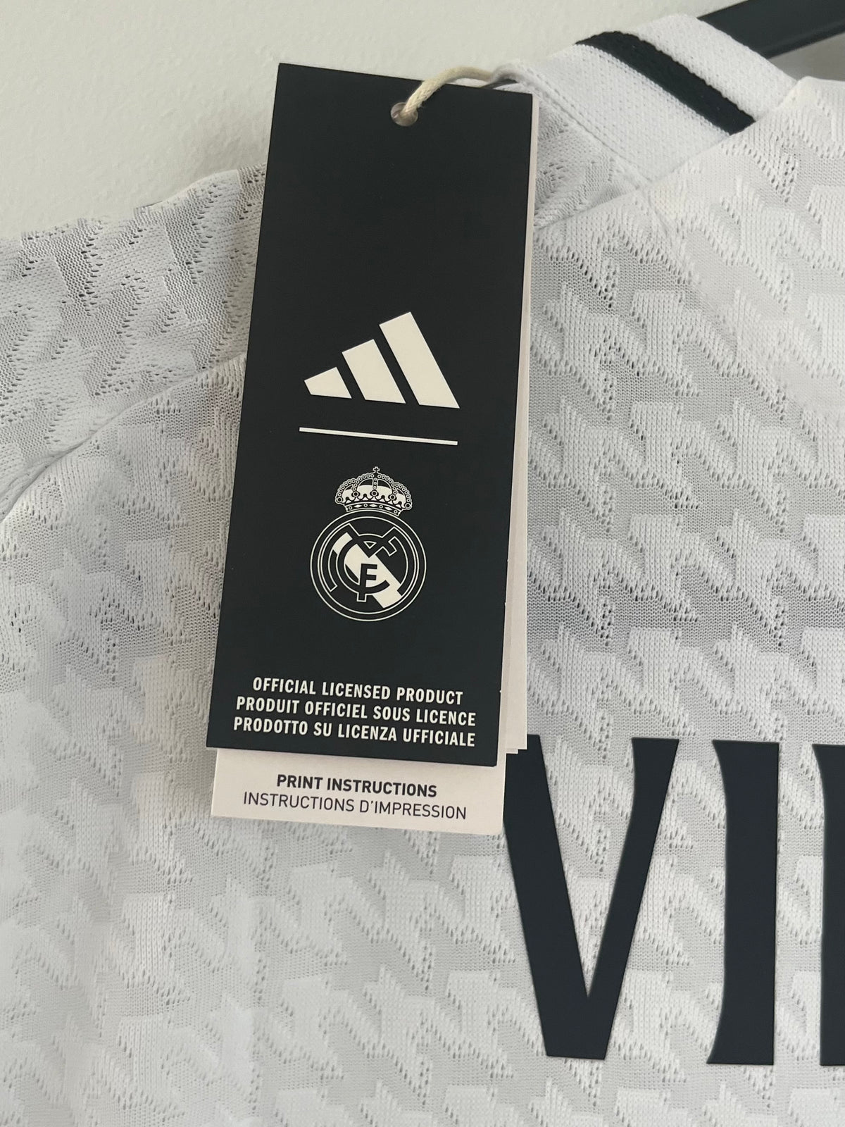 Vinicius Jr - Real Madrid 2024/25 Authentic Home (M)