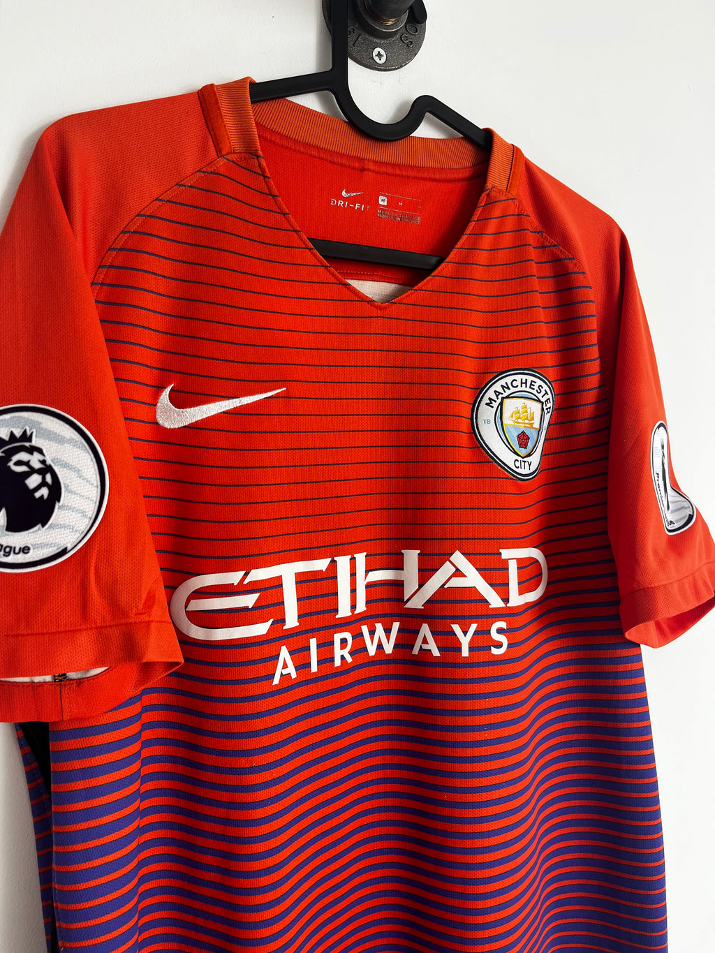 Leroy Sane - Manchester City 2016/17 Third Shirt (M)