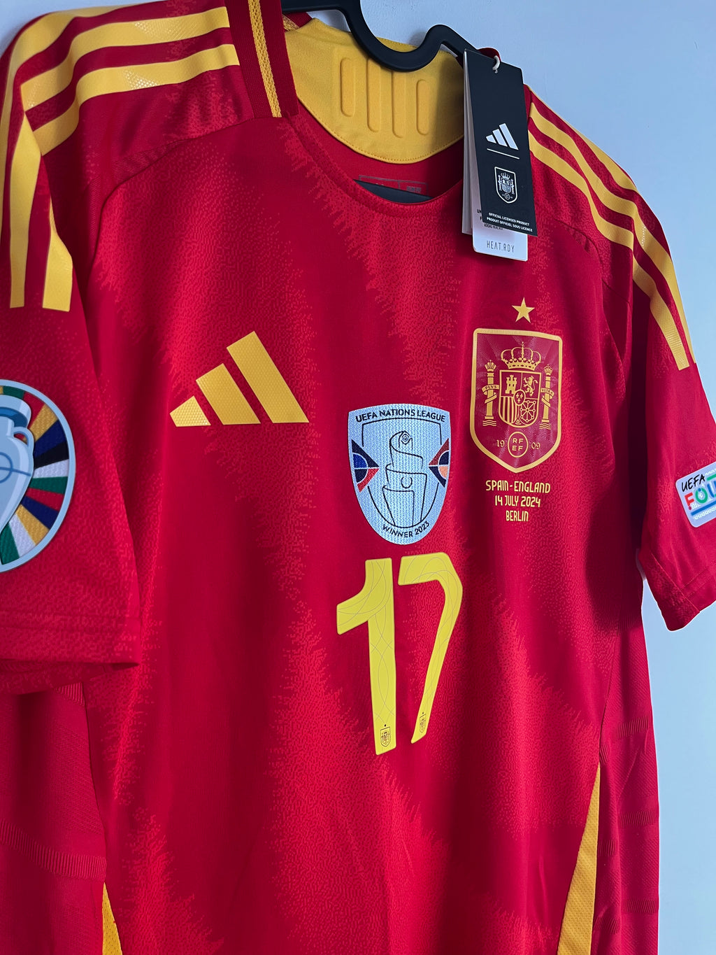 Nico Williams - Spanien 2024 authentic hjemme (M)
