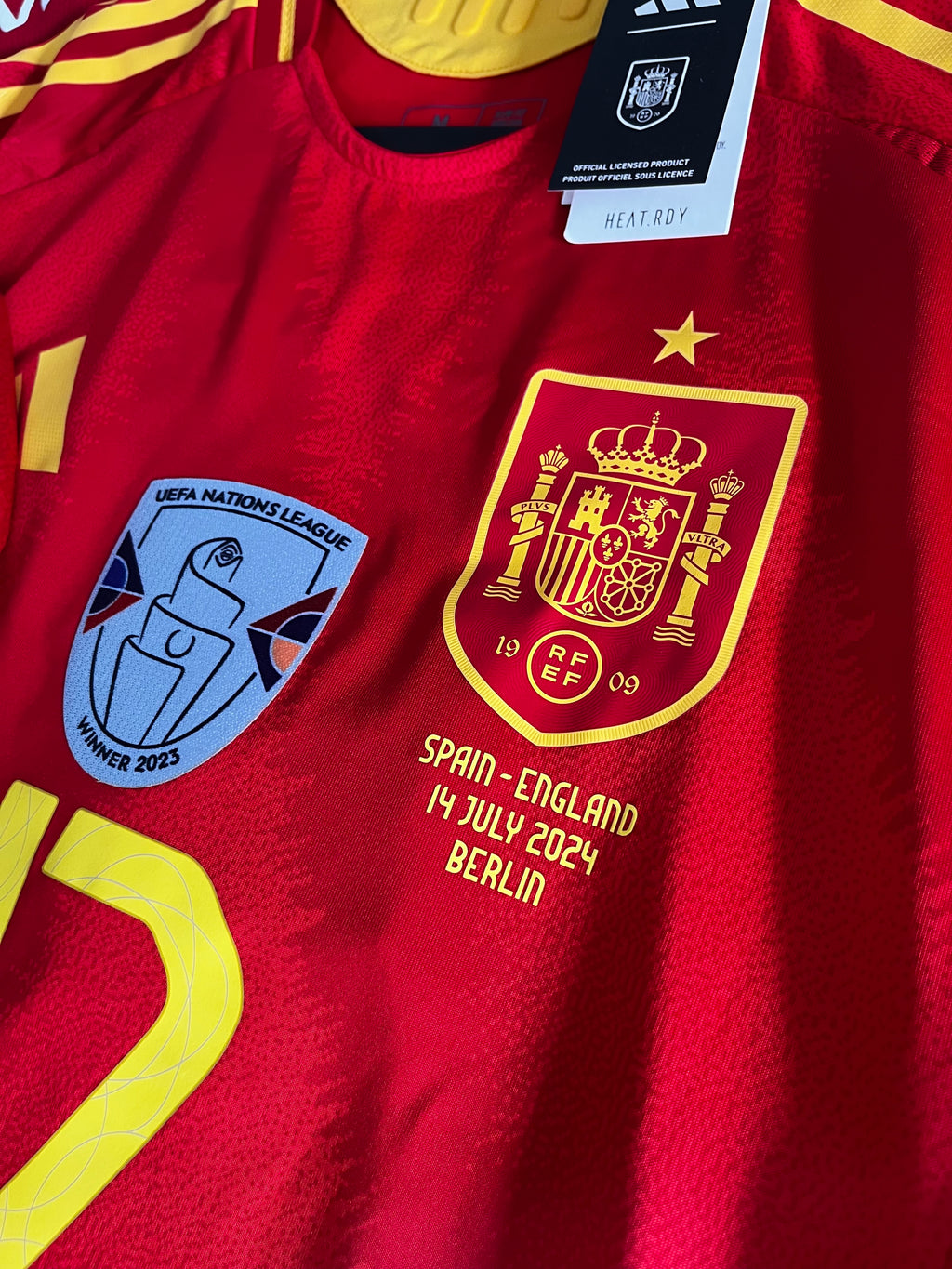 Nico Williams - Spanien 2024 authentic hjemme (M)