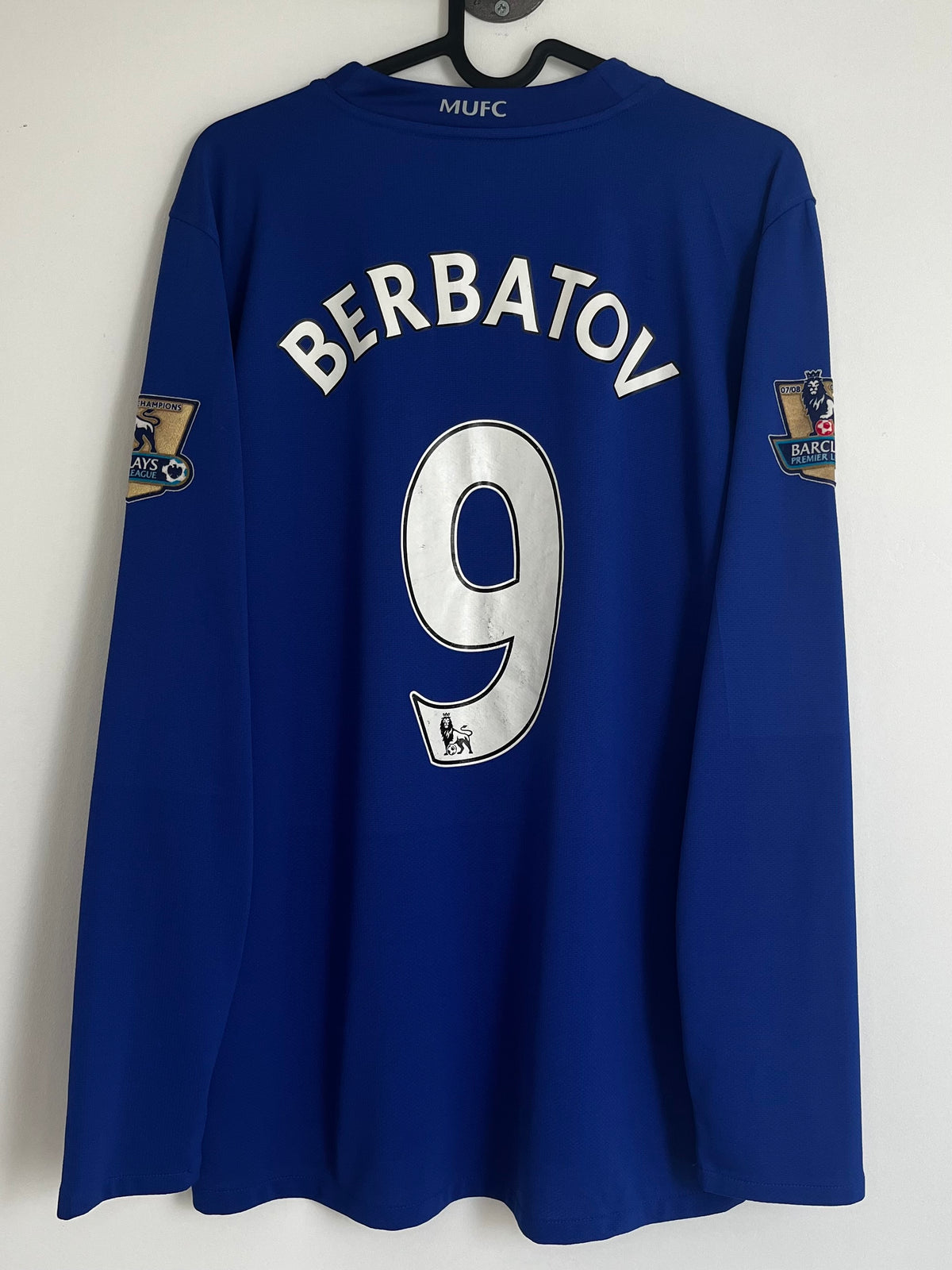 Dimitar Berbatov - Manchester United 2008/09 3. trøje langærmet (M)