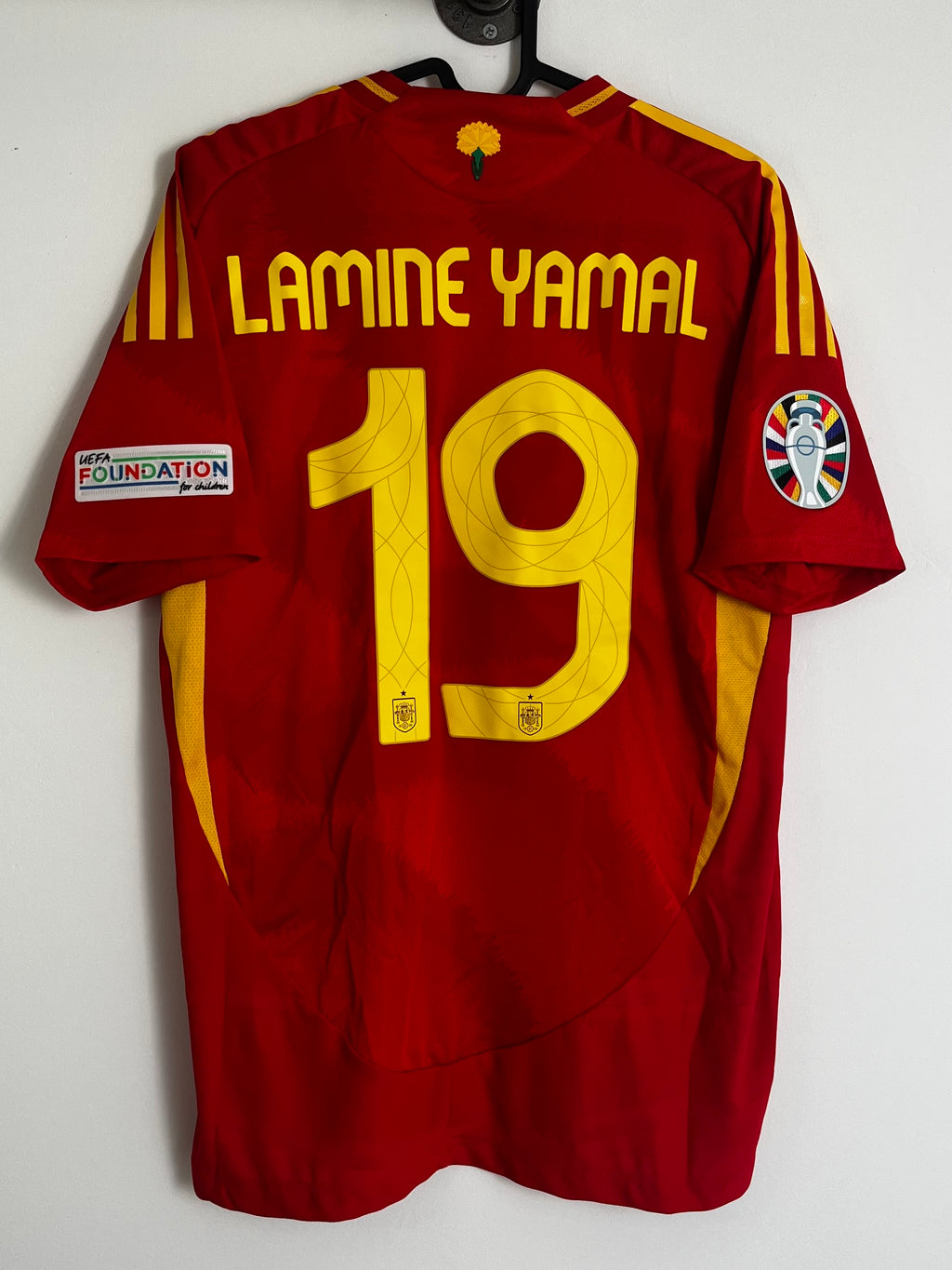 Lamine Yamal - Spanien 2024 authentic hjemme (M)