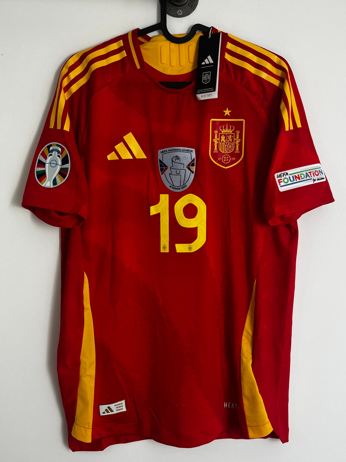 Lamine Yamal - Spanien 2024 authentic hjemme (M)