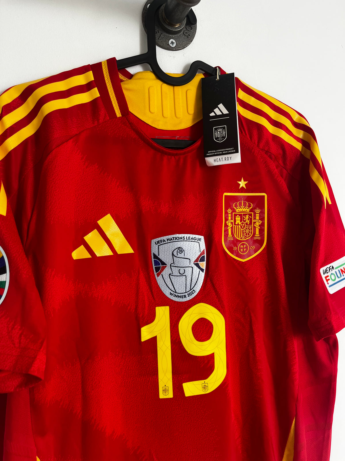 Lamine Yamal - Spanien 2024 authentic hjemme (M)
