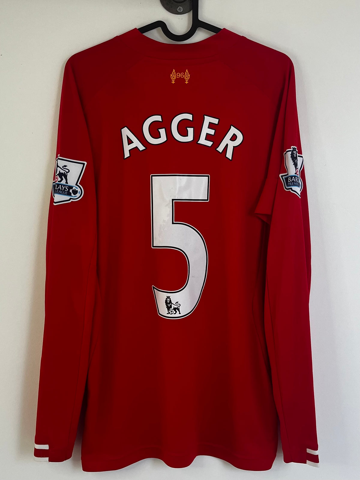 Daniel Agger - Liverpool 2013/14 L/S hjemme (M)