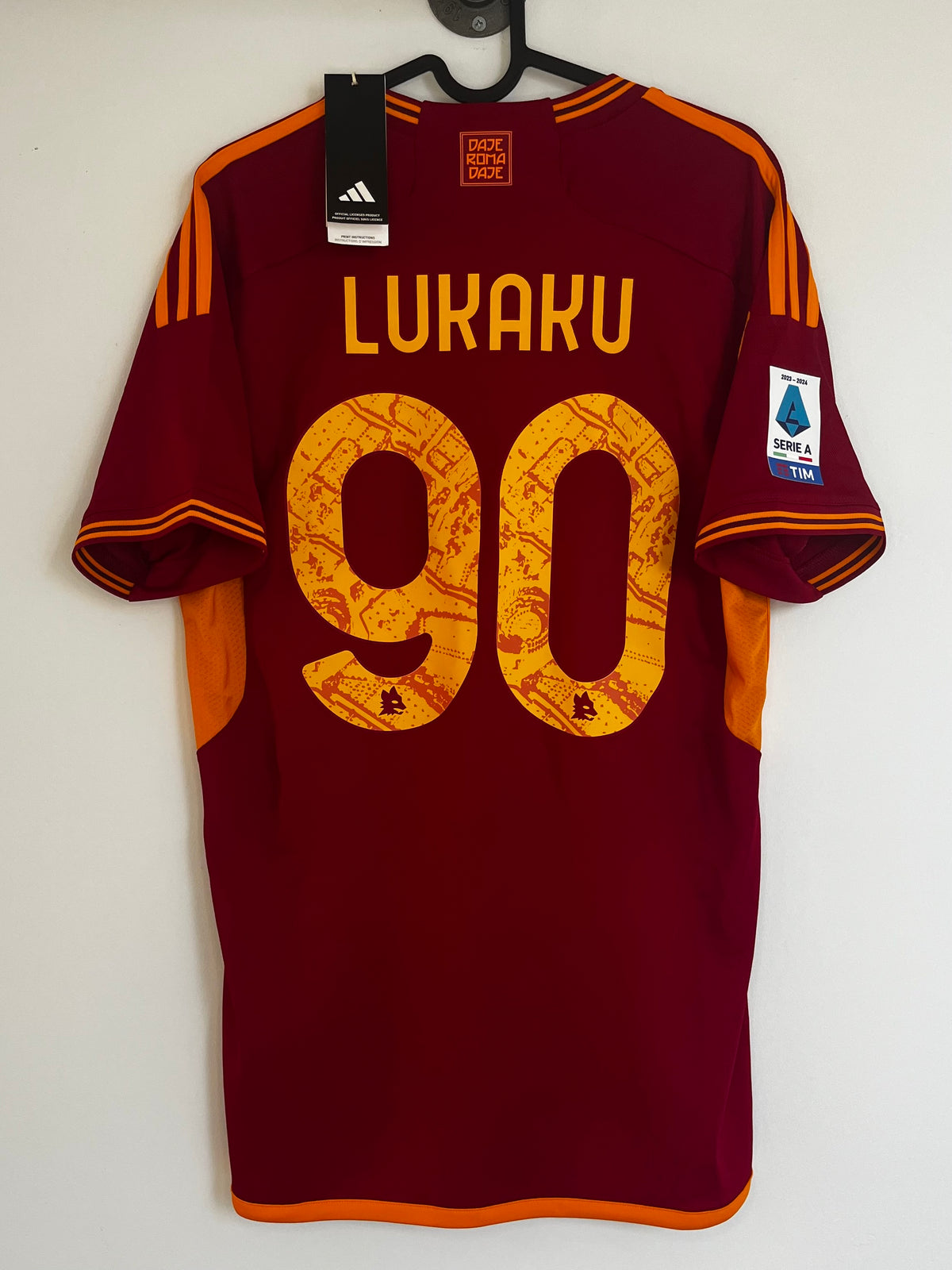 Romelu Lukaku - AS Roma 2023/24 hjemme (M)