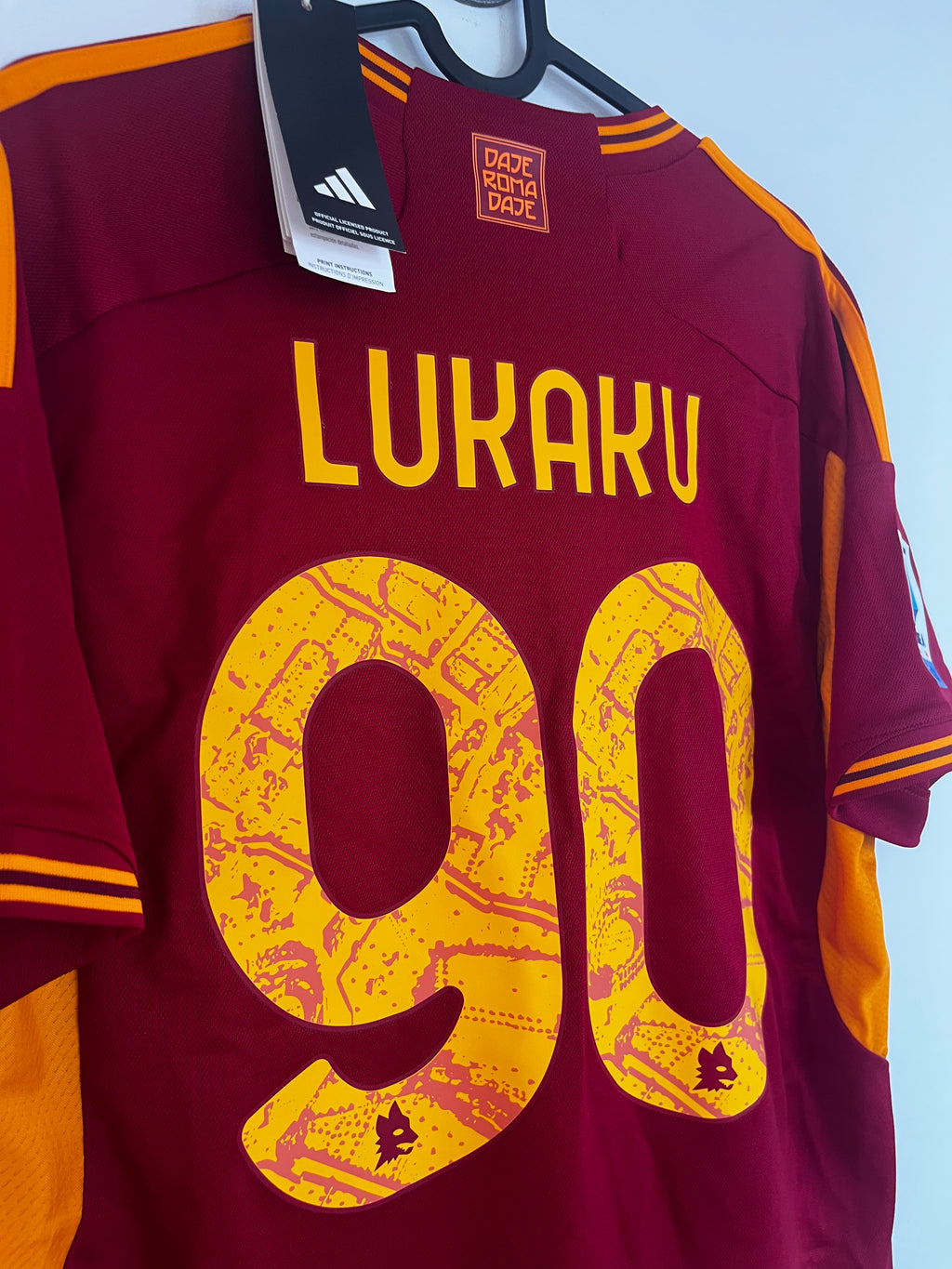 Romelu Lukaku - AS Roma 2023/24 hjemme (M)